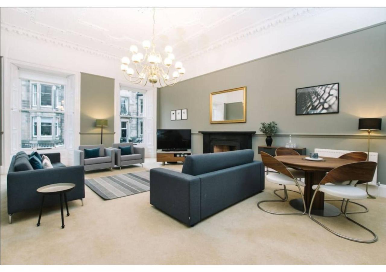 Joivy Palmerston Place Residence - Luxury City Centre Apt With Private Parking EDI Eksteriør bilde